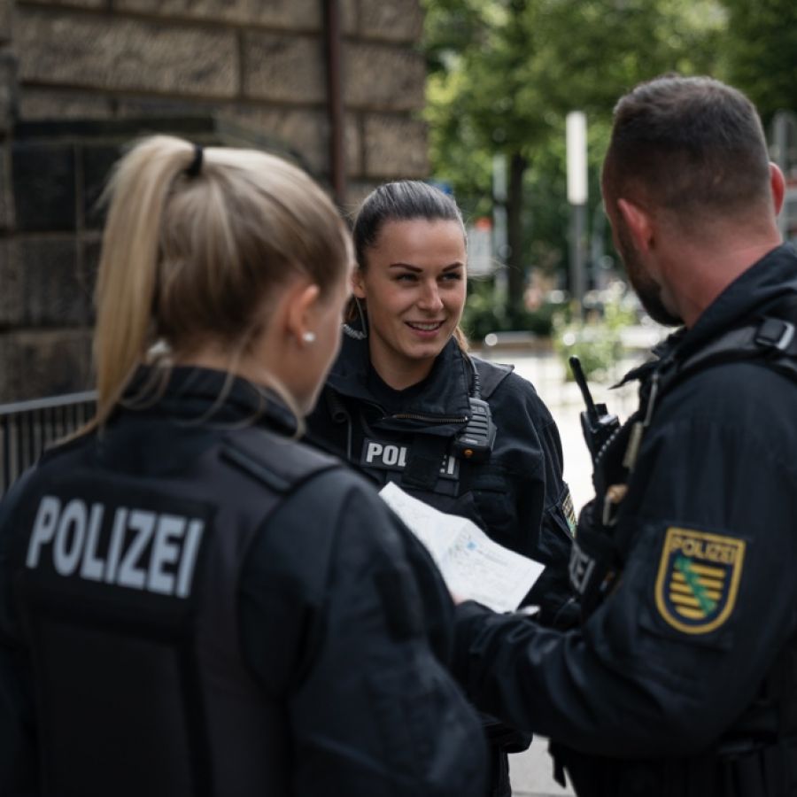 Polizei Sachsen Header Bild